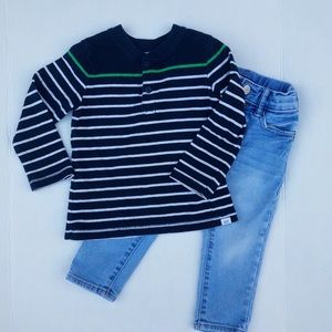 Jeans with Long Sleeve Gap Boy 2t Outfit